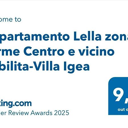 Appartamento Lella Zona Terme Centro E Vicino Habilita-Villa Igea 아키테르메 외부 사진