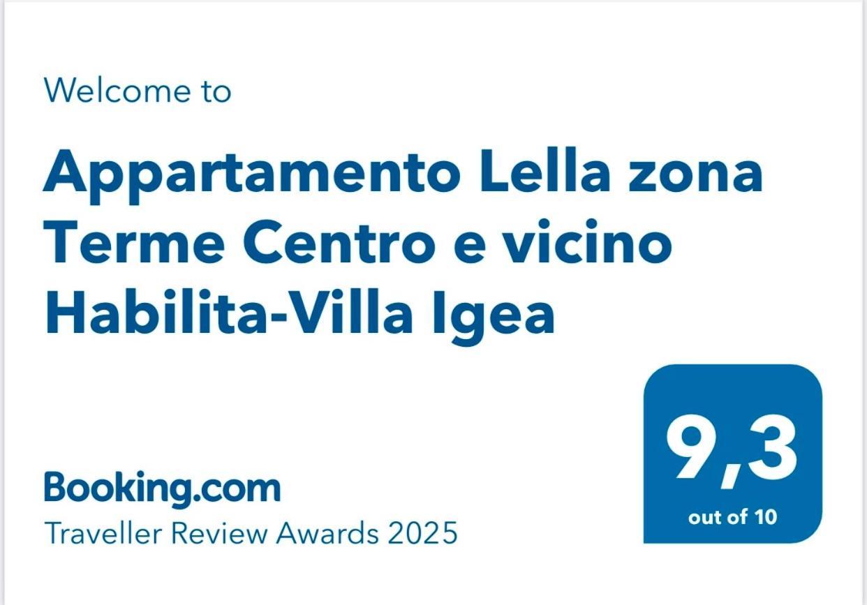Appartamento Lella Zona Terme Centro E Vicino Habilita-Villa Igea 아키테르메 외부 사진
